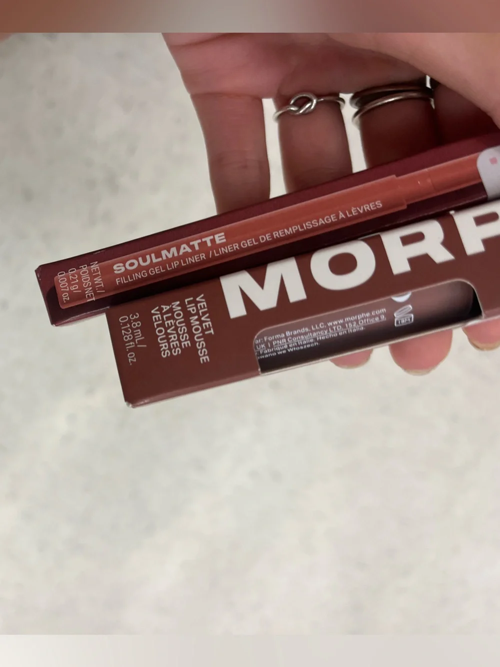 Morphe Lip liner and lip mousse duo-shade whipped